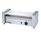 image of Adcraft RG-05 Hot Dog Roller Grill by Admiral Craft w/ 5 Rollers, 12 Hot Dog Capacity, 120V