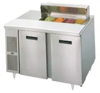 image of Randell 9210-513 48" 2-Door Sandwich and Salad Prep Table, 8 Pans, Stainless Steel