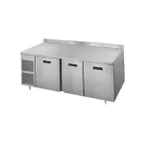 image of Randell 9235-513 72"  2-Section Worktop Refrigerator w/ 2 Doors, 20 cu. ft.