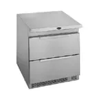 image of Randell 9404-290-DW 27" 1-Section Undercounter Refrigerator w/ 2 Drawers, 5.7 cu ft