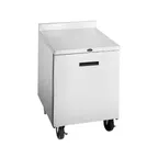 image of Randell 9404F-290 27" 1-Section Undercounter Freezer w/ 1 Door (left hinged), 5.7 cu.ft.
