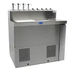 image of Randell DCST-36-SR7 36" Sliding Lid Ice Cream Dipping Cabinet with Syrup Rail
