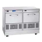image of Randell FX-2UCB-290 54" Convertible Beverage/Ice Cream Cooler w/ 2 Drawers, 5.66 cu. ft.