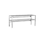 image of Randell RAN DGS48 Double-Tier Overshelf, 48"W with 6" Adjustable Sneeze Guard