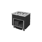 image of Randell RANFG SW-8PS Open Mobile Tray & Silverware Dispenser - 30"W x 30"D x 35"H