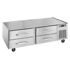image of Randell RES1R1-48C4 48" 2 Drawers Refrigerated Chef Base w/ Marine Edge, Self-Contained