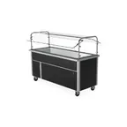 image of Randell RS SSO-RCP-5 72" Ranserve Cold Food Table, Open Base w/ Undershelf, Refrigerated, (5) Pan