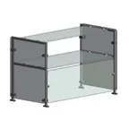 image of Randell RSW-DTSSFF-36 Stationary Sneeze Guard