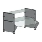 image of Randell RSW-DTSSNA-86 Stationary Sneeze Guard