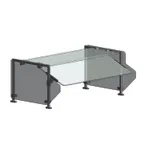 image of Randell RSW-STSSAF-60 Stationary Sneeze Guard