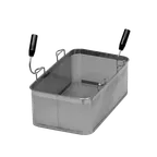 image of RositoBisani 1/1 BSKT Desco Full Size Rectangular Pasta Basket, Stainless Steel
