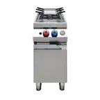 image of RositoBisani CPG1 HIGH BTU 12 Gallon Desco Gas Single Tank Pasta Cooker, 80.000 BTU