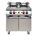 image of RositoBisani CPG2 HIGH BTU 12 Gallon Desco Gas Double Tank Pasta Cooker, 160.000 BTU