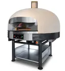 image of RositoBisani FGR130-CB Wood / Coal / Gas Fired Rotary Oven w/ 51" Cooking Chamber, Touchscreen