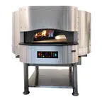 image of RositoBisani FGRI110-ST Wood / Coal / Gas Fired Rotary Oven w/ 47" Cooking Chamber, Touchscreen