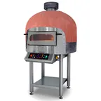 image of RositoBisani FRV100-CB Electric Rotary Pizza Oven w/ 39" Cooking Chamber, (5) 11" Pizza 