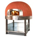 image of RositoBisani FW130-CB Wood / Coal / Gas Fired Pizza Oven w/ 51" Cooking Chamber, Round, Indoor