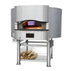 image of RositoBisani PG110 Wood / Coal / Gas Fired Pizza Oven w/ 43" Cooking Chamber, Round, Indoor