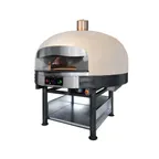 image of RositoBisani PG150-CB Wood / Coal / Gas Fired Pizza Oven w/ 59" Cooking Chamber, Round, Indoor