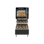 image of Rotisol USA 5.520IF2LSP8 Mini-Concept Combination Roti-Roaster Basket Rotisserie On Grab-And-Go Display