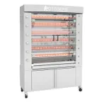 image of Rotisol USA FB1400-6G-SS Rotisserie Gas Oven w/ 6 Spits, Countertop, Infrared, 36-Chicken