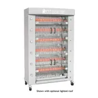 image of Rotisol USA FBS1160-6G-SS Rotisserie Gas Oven w/ 6 Basket Spits, Floor Model, 30-Chicken