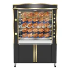 image of Rotisol USA GF1375-5G-LUX Rotisserie Gas Oven w/ 5 Spits, Countertop, 30-Chicken Capacity