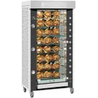 image of Rotisol USA GF975-8G-LUX Rotisserie Gas Oven w/ 8 Spits, Floor Model, 24-Chicken Capacity