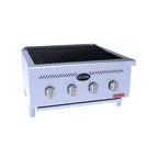 image of Royal Range of California DRB-15 14" Countertop Gas Radiant Charbroiler, (2) Burners, 22.000 BTU