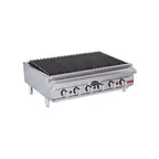 image of Royal Range of California RDRB-48 48" Countertop Gas Radiant Charbroiler, (8) Burners, 120.000 BTU