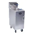 image of Royal Range of California RFT-50 Full Pot Floor Model Gas Fryer w/ 50-lb Capacity, Tube-Fired