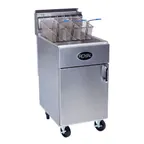 image of Royal Range of California RFT-60 Full Pot Floor Model Gas Fryer w/ 60-lb Capacity, Tube-Fired