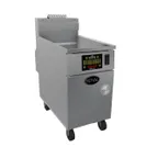 image of Royal Range of California RHEF-75-DM2 Full Pot Gas Fryer w/ 80-lb Capacity, Twin Baskets, 4 Burners