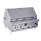 image of Royal Range of California RIBT-24 24" Countertop Gas Infrared Radiant Charbroiler w/ Thermostat