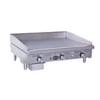 image of Royal Range of California RMG-48 48" Countertop Manual Gas Griddle, 24" Deep, 120.000 BTU
