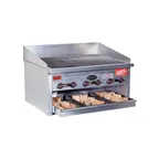 image of Royal Range of California TB-872-SM 71" Countertop Gas Infrared Radiant Charbroiler w/ Smoker