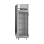 image of Victory RS-1D-S1-G-HC 27" 1-Section Reach-In Refrigerator w/ Swing Glass Door, Stainless Steel, 21 cu. ft.