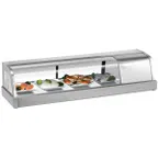 image of Turbo Air SAK-50R-N 48" Countertop Refrigerated Sushi Display Case, Right Compressor