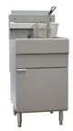 image of Sapphire Manufacturing SE-FR75 Full Pot Floor Model Gas Fryer w/ 75-lb Capacity, Millivolt Control