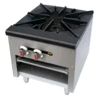 image of Sapphire Manufacturing SE-SPR1 18" Gas Stock Pot Range w/ (1) Two Ring Burner, Manual Controls, 80.000 BTU