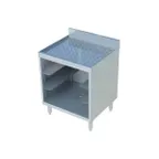 image of Sapphire Manufacturing SMBGR-242 Underbar Glass Rack Unit w/ Drainboard Top, Open Base