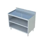 image of Sapphire Manufacturing SMBGR-361 Underbar Glass Rack Unit w/ Drainboard Top, Open Base