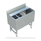 image of Sapphire Manufacturing SMIB-1830CP7 Insulated Underbar Ice Bin w/ Bottle Holder