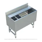 image of Sapphire Manufacturing SMIB-1836CP7 Insulated Underbar Ice Bin w/ Bottle Holder
