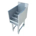 image of Sapphire Manufacturing SMLDR-12 Underbar Bottle Storage Display Unit, Four-Tiered