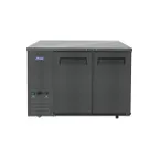 image of Atosa USA SBB48GRAUS2 48" Two Section Back Bar Cooler with Solid Door, 11.5 cu. ft.