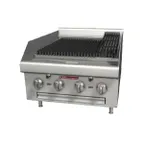 image of Southbend HDC-24 24" Countertop Gas Radiant Charbroiler w/ (4) Burners, 80.000 BTU