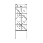 image of Southbend P12N-B 12" Gas Heavy Duty Range w/ (2) Open Burners, Modular Base, 70.000 BTU