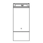 image of Southbend P16N-H Gas 16"-17" Heavy Duty Range w/ (1) Hot Top, Modular Base, Manual Controls, 40.000 BTU
