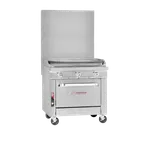 image of Southbend P18N-C 18" Gas Heavy Duty Range w/ 18" Full Charbroiler, Modular Base, 35.000 BTU